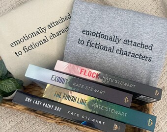 Fictional Characters | Embroidered Bookish Sweatshirt