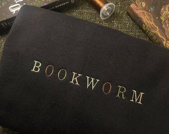 Bookworm | Embroidered Bookish Sweatshirt