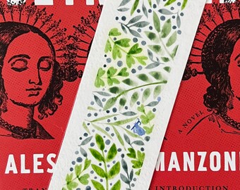 Hand painted bookmark, original design