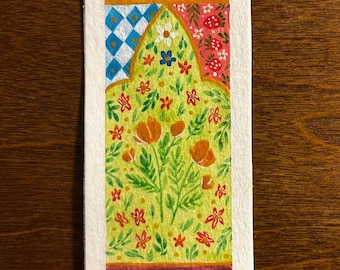 Commission your own hand painted bookmark