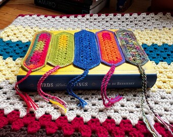 Crochet bookmarks, original designs, handmade