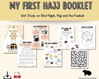 My First Hands-On Hajj Activity Book for Little Muslims (Ages 3-6)