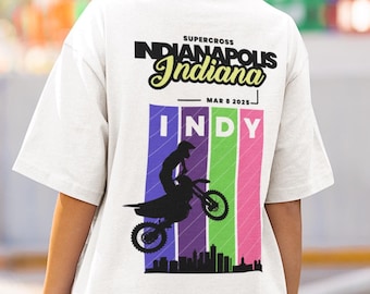 Indy Supercross T-shirt: Indianapolis Indiana Motocross Racing Apparel