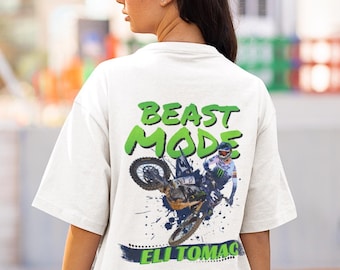 Eli Tomac 'Beast Mode' Graphic Tee - Supercross Motocross Shirt