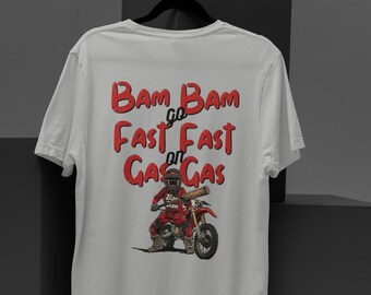 Bam Bam Go Fast Motocross Shirt - Justin Barcia Unisex Tee