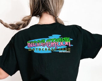 Budds Creek Motocross Park T-Shirt: Vintage Dirt Bike Racing Tee