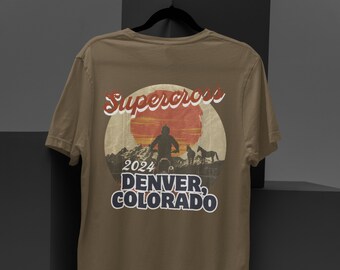 Denver Supercross Unisex Tee: Retro Motorcycle Shirt