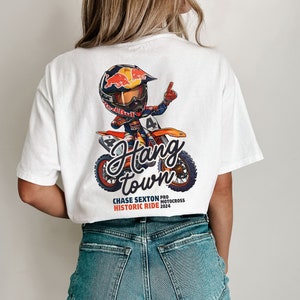 Unisex Chase Sexton Motocross Shirt, Hangtown Winner Tee, Official Limited Edition, Racing Fan Gear, Dirt Bike Apparel, Gift for Riders