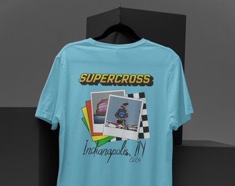 Indianapolis Supercross Jersey Tee: Unisex Motocross Shirt