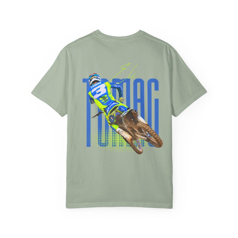 Supercross Eli Tomac T Shirt #3, Motocross Fan Tee, BACK DESIGN image 5