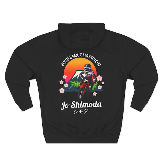Jo Shimoda Hoodie, 2025 SMX Champion Sweatshirt, Motocross Racing