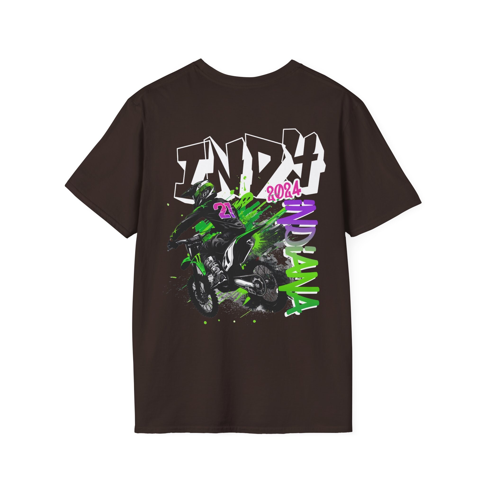 Indy, Indianapolis Supercross Unisex Softstyle Tshirt, El Hombre Shirt