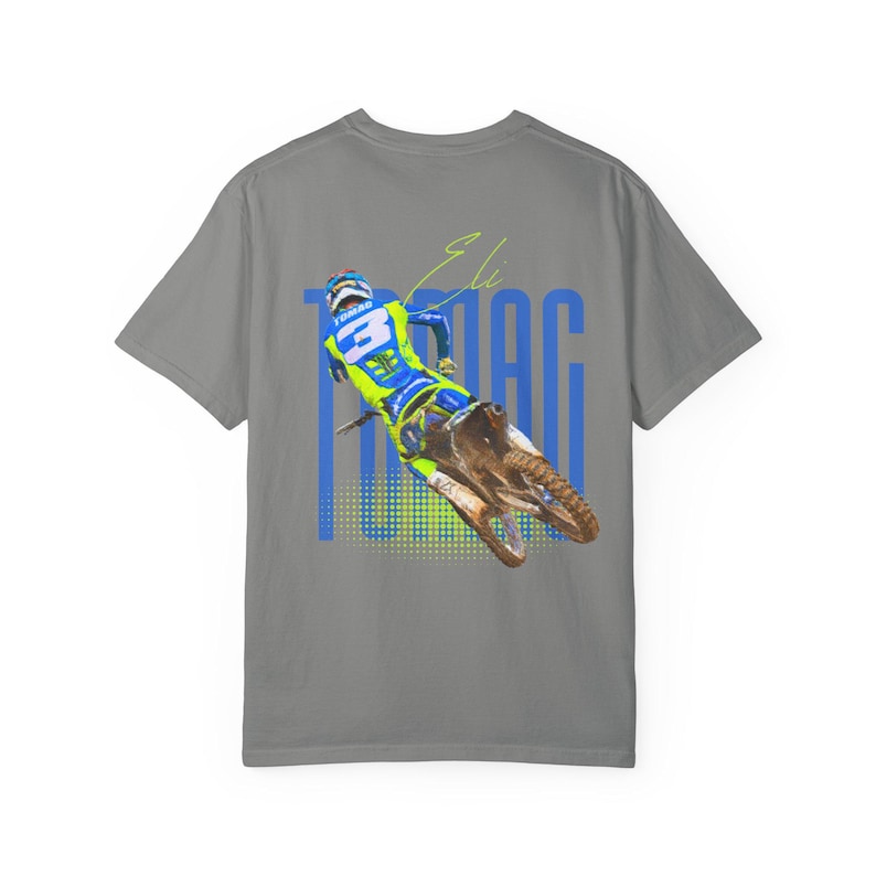 Supercross Eli Tomac T Shirt #3, Motocross Fan Tee, BACK DESIGN image 6