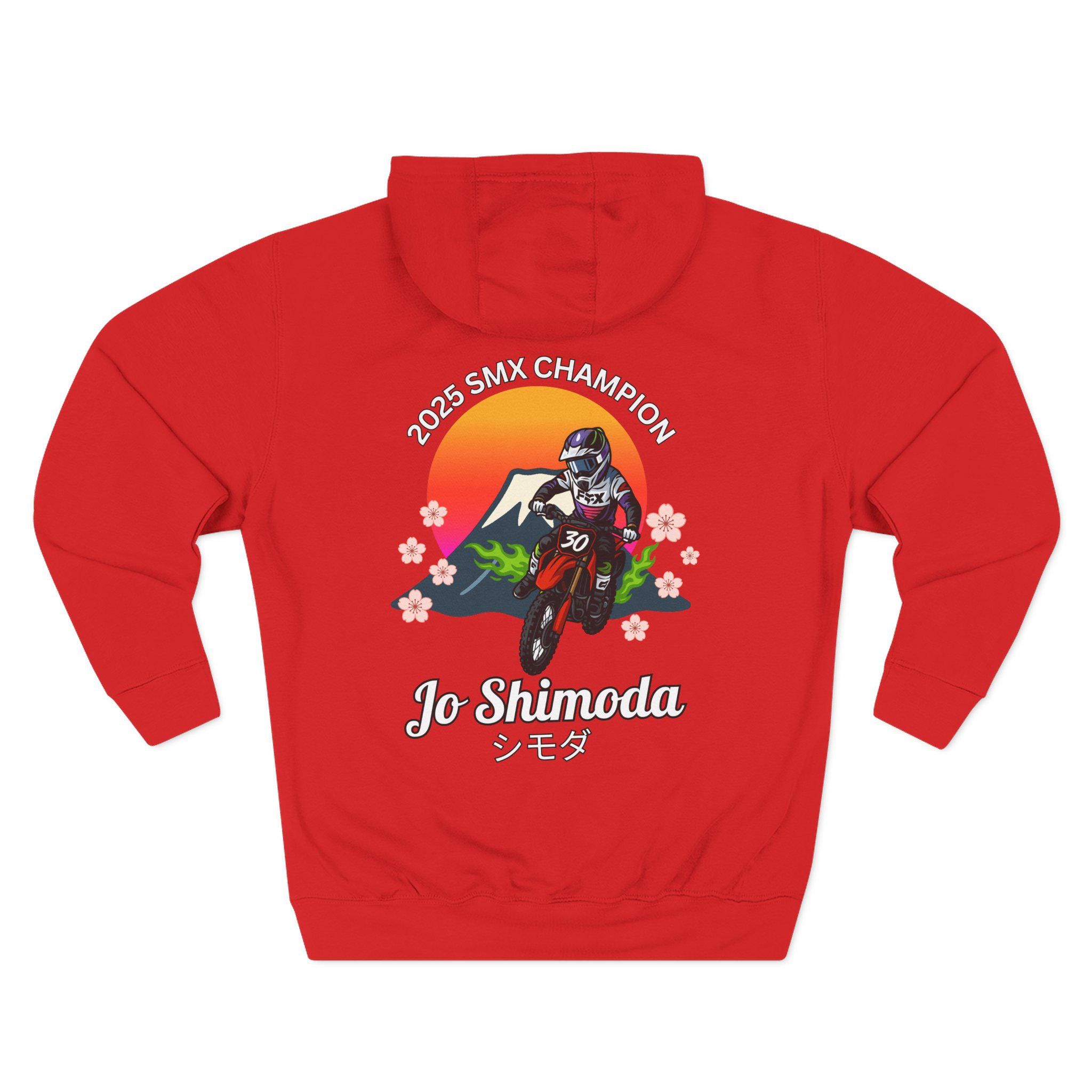 Jo Shimoda Hoodie, 2025 SMX Champion Sweatshirt, Motocross Racing