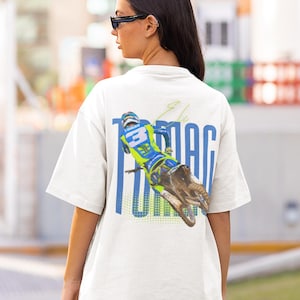 Supercross Eli Tomac T Shirt #3, Motocross Fan Tee, BACK DESIGN image 1