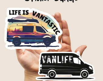 Vanlife Sticker, Mercedes Sprinter, Waterproof Vinyl Decal