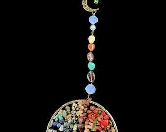 Atrapasol multicolor del árbol de la vida
