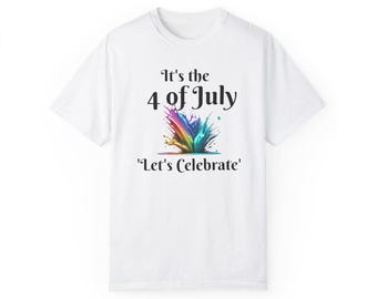 Mom, T-shirt, Fourth of July T-shirt, Lady's