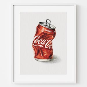 Coca-Cola Wall Art Coke Vintage Bar Poster Print Poster Digital Wall Art Cola Bottle Download Kitchen Print Retro Posters