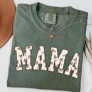 Comfort Colors® Hunting Mama Shirt, Duck Hunting Shirt, Mama of Hunters, Camo Mama Shirt, Hunting Season, Mom Life Shirt, Hunting Weekend