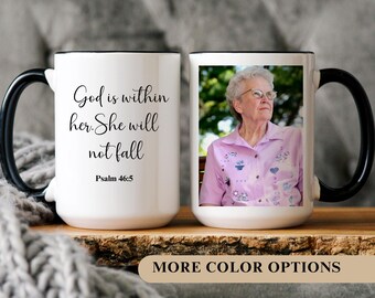 First Time Grandma Photo Mug, New Grandma Gift From Baby, I Love You Grandma, Custom Photo Grandma Mug, Mother's Day Gift For Mother In Law