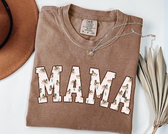 Comfort Colors® Hunting Mama Shirt, Duck Hunting Shirt, Mama of Hunters, Camo Mama Shirt, Hunting Season, Mom Life Shirt, Hunting Weekend