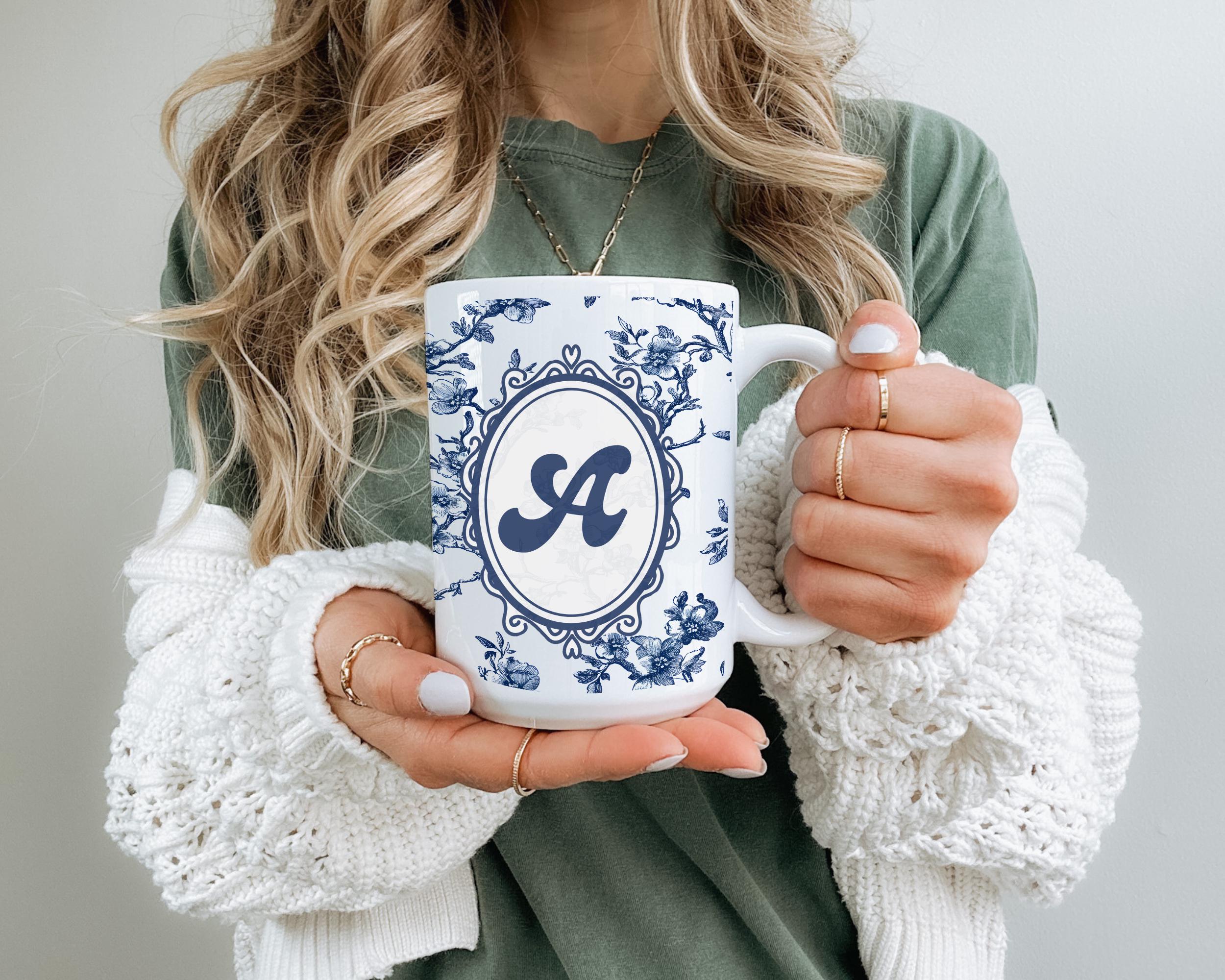 Coffee Mug With Letter J - Etsy