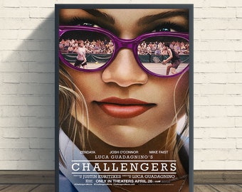 Impression d'affiche de film Challengers, décoration de chambre, oeuvre d'art de film, cadeaux pour lui/elle, impression de film, impression d'art