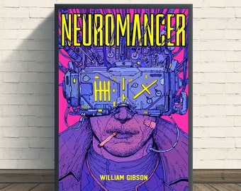 Neuromancer Movie Poster Print, Room Decor, Movie Art, Gifts for Him/Her, Movie Print, Art Print