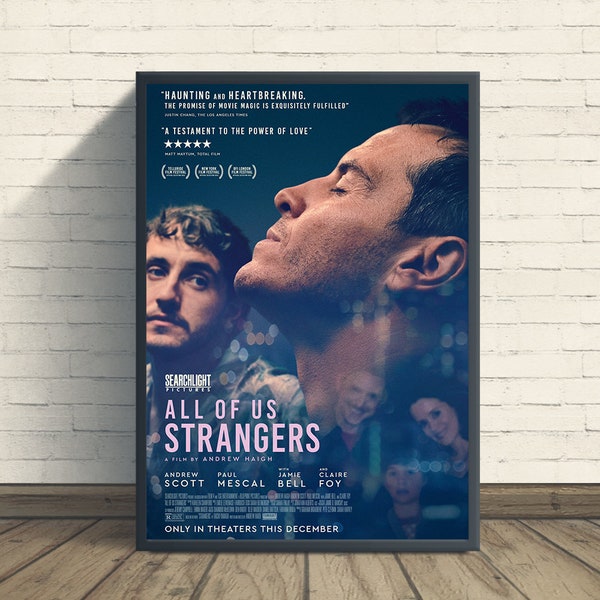 All of Us Strangers Movie Poster | Vintage Retro Art Print | Wall Art Print |Home decor