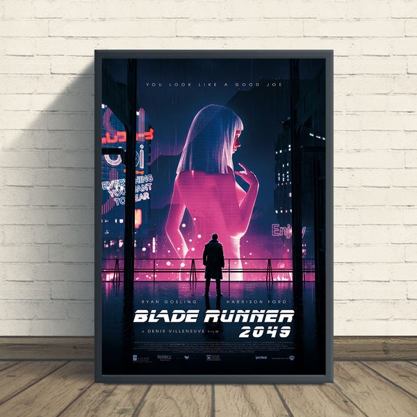 Blade Runner 2049 Movie Poster, gifts for him/her, art prints, various sizes to choose from