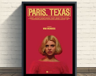 Paris Texas Movie Poster - High Quality Print - Wall Art - Gifts for Him/Her - Home Decor - Wall Decor - Unique gift