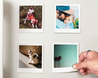 Polaroid Fridge Magnets — Custom Personalized Photos on Magnetic Polaroid Picture Frame