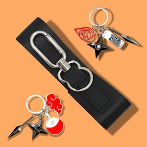 Shinobi Nyckelring och Snodd Set - Anime Nyckelring och Armband