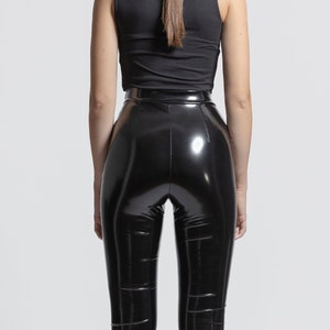 Latex stretch pants best sale