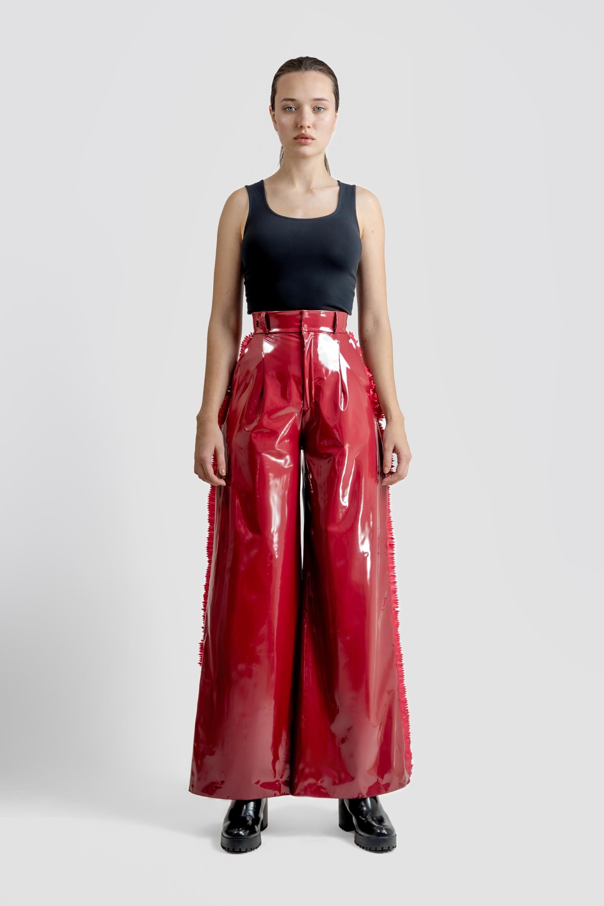 パンツ luster baggy flare slacks Zynviq-Bell-Bottom-Flare-Pants