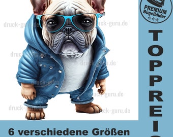 Bügelbild "Blue-Dog"