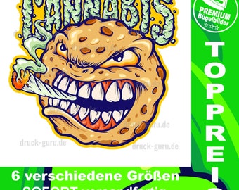 Bügelbild "Bad-Cannabis"