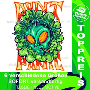 Imagem para passar a ferro “Weed-Dont-Panic”