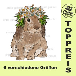 Iron-on picture &quot;Bunny&quot; Easter