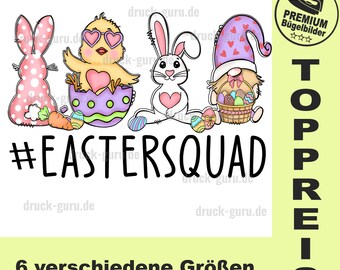 Bügelbild "#Eastersquad" Ostern