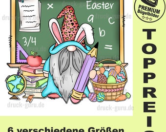 Bügelbild "Teacher" Ostern