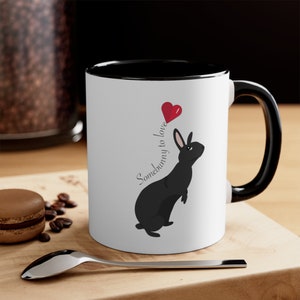Cute Bunny Mug; Rabbit Ceramic Mug 11oz, 15oz; Perfect Gift for Rabbit Lovers
