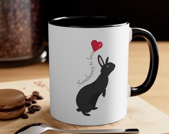 Cute Bunny Mug; Rabbit Ceramic Mug 11oz, 15oz; Perfect Gift for Rabbit Lovers