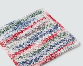 Patroon Starburst-gehaakt vaatdoek • Katoenen washandje met structuur (pdf-download) Geschikt voor beginners, snel en gemakkelijk