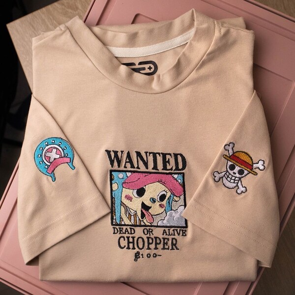 Ch.op.p.er Anime Embroidered Shirts, Embroidered Sweater, Embroidered Hoodies, Best Anime Embroidered Shirts