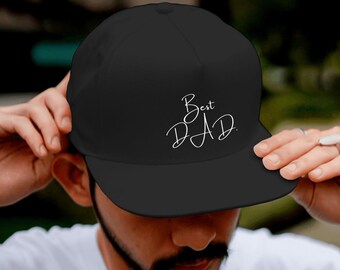 Melhor PAI – Chapéu de Papai, Presente de Papai, Boné Snapback com Patch de Papai, Chapéu de Papai Presente das Crianças Agradeça ao Melhor Pai do Mundo