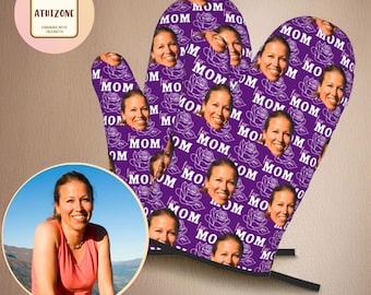 Benutzerdefinierte Gesicht Ofenhandschuh, personalisierte Foto Mitt, benutzerdefinierte Ofenhandschuh, Bild Mitt, maßgeschneiderte Mitt, Foto Geschenk, Muttertagsgeschenk, Geschenk für sie