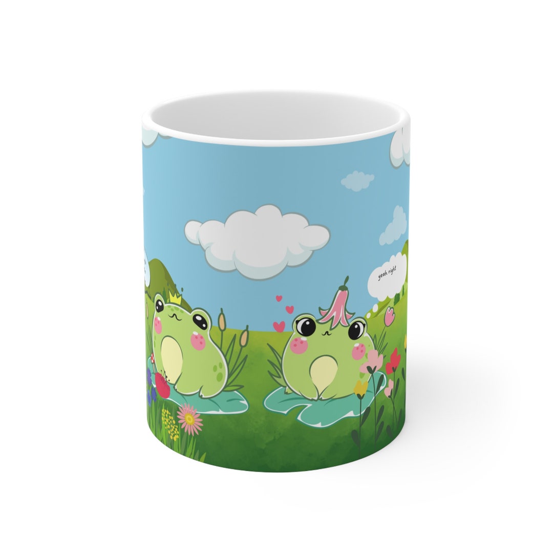 Cute Frog Mug - Etsy