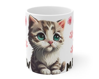 Cute Cat Mug for cat lovers